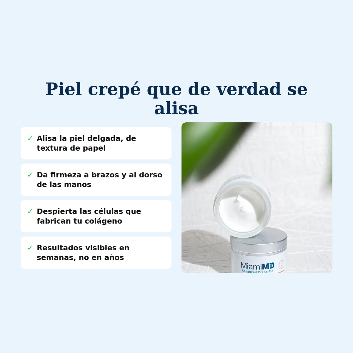 Cuatro beneficios de la crema para piel crepé