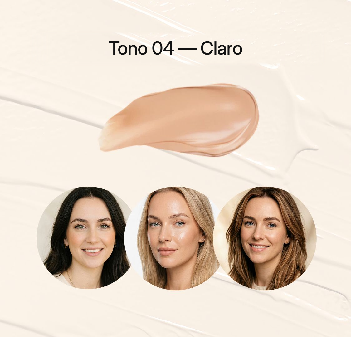 Tono 04 de Lumavie, claro, para piel muy clara