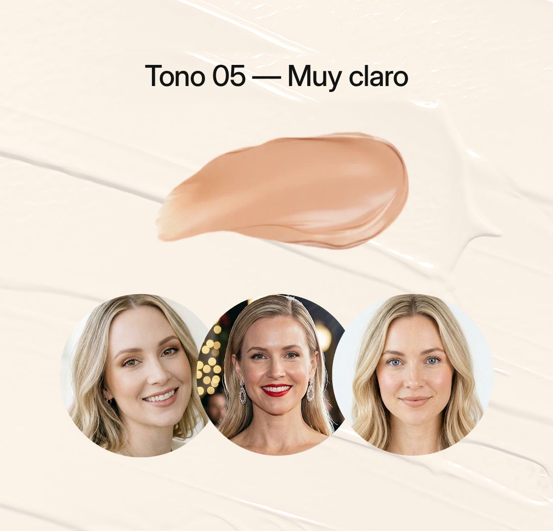 Tono 05 de Lumavie, muy claro, para piel clara